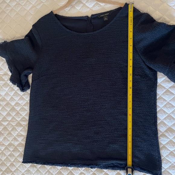 Banana Republic Boucle Knit Top in Navy - Picture 7 of 8